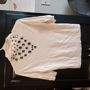 Worthington jeweled sweater